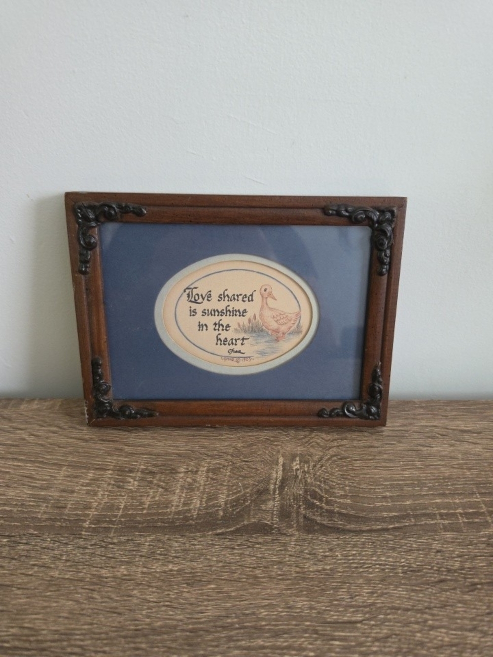 folk-art print from the early 1980s 8X6